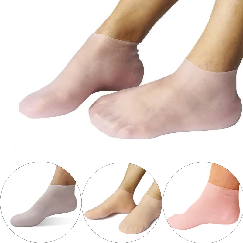 Xl Skincare - 2Pcs Silicone Foot Care Socks Anti