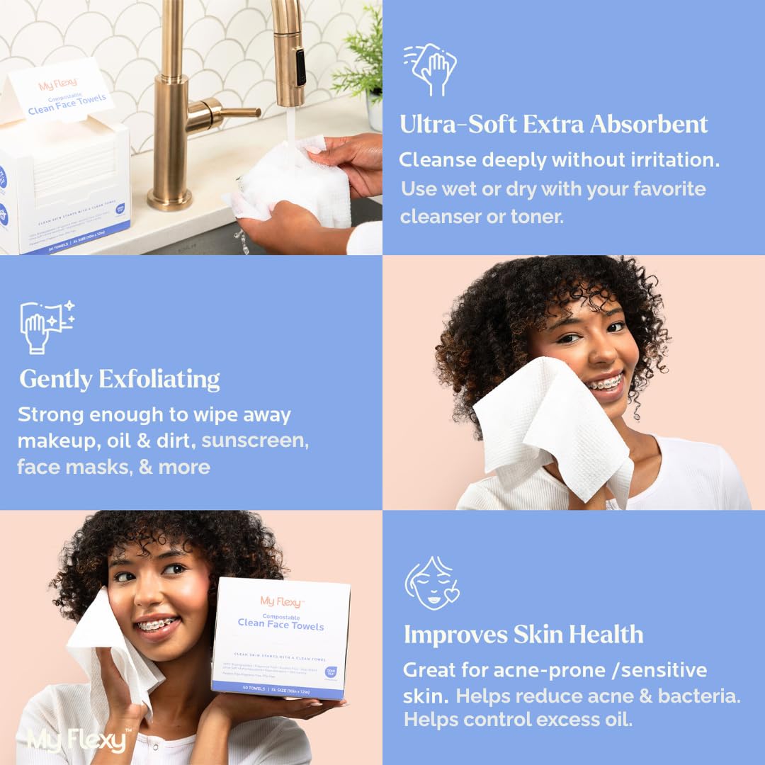 XL Disposable Face Towels for  - огляд і ціна Xl Skincare