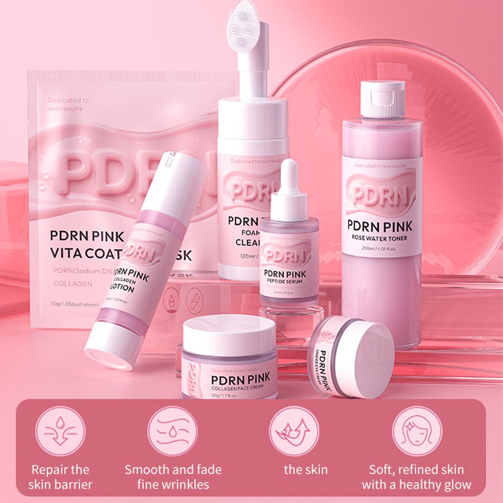 PDRN Pink Glow Skincare Set Sa - огляд і ціна Skincare Glowing