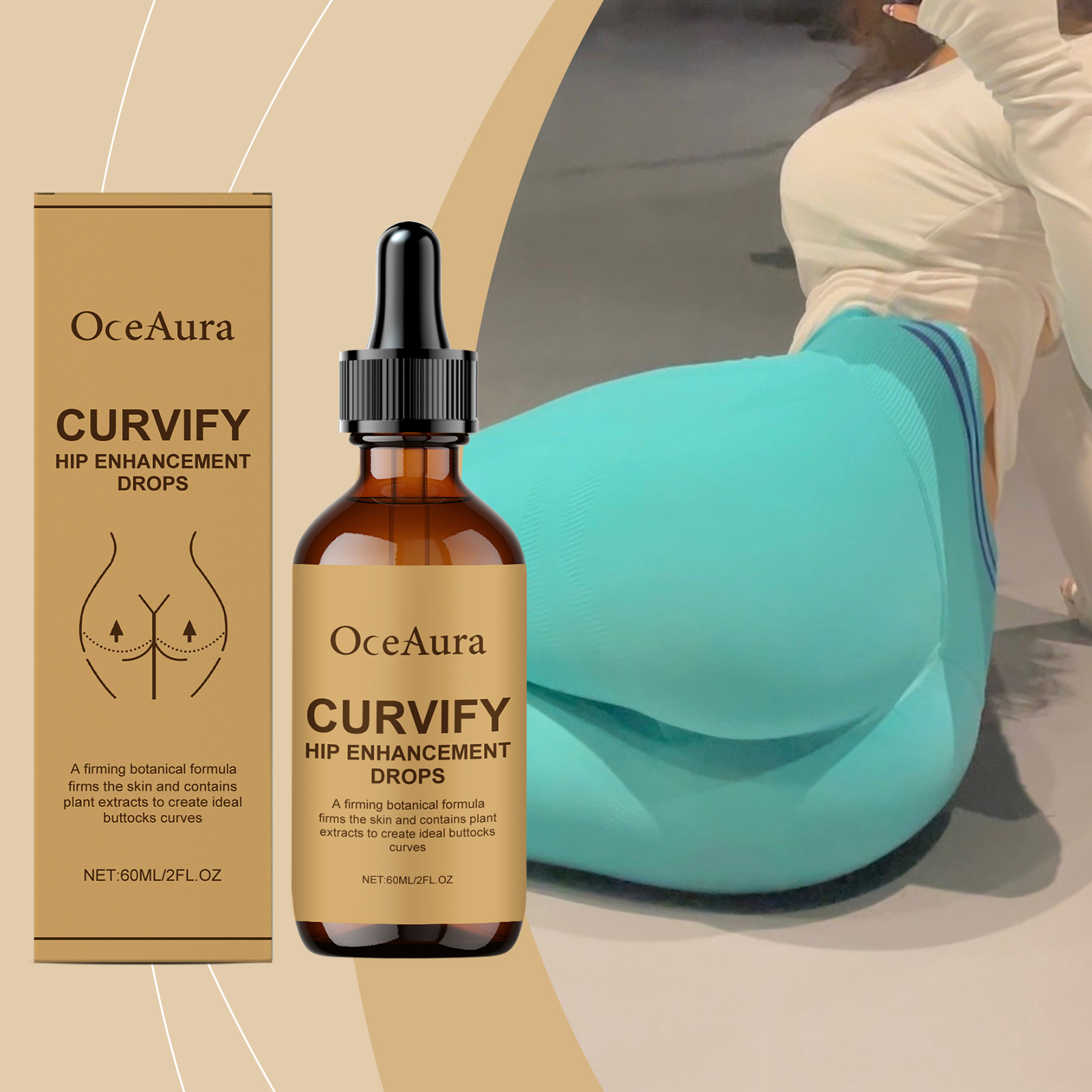 Butt Enhancement Serum,Active  - огляд і ціна Skincare Glowing