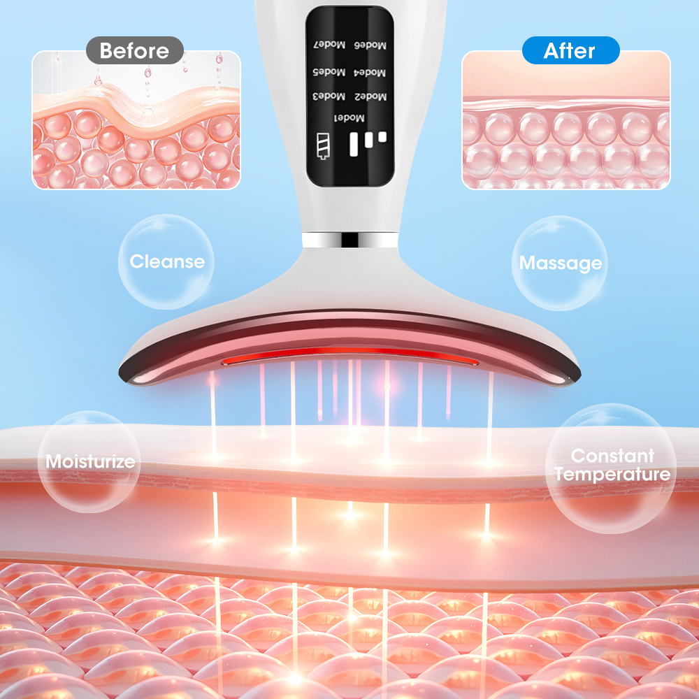 7 Colors LED Lights Therapy Fa - огляд і ціна Skincare Glowing