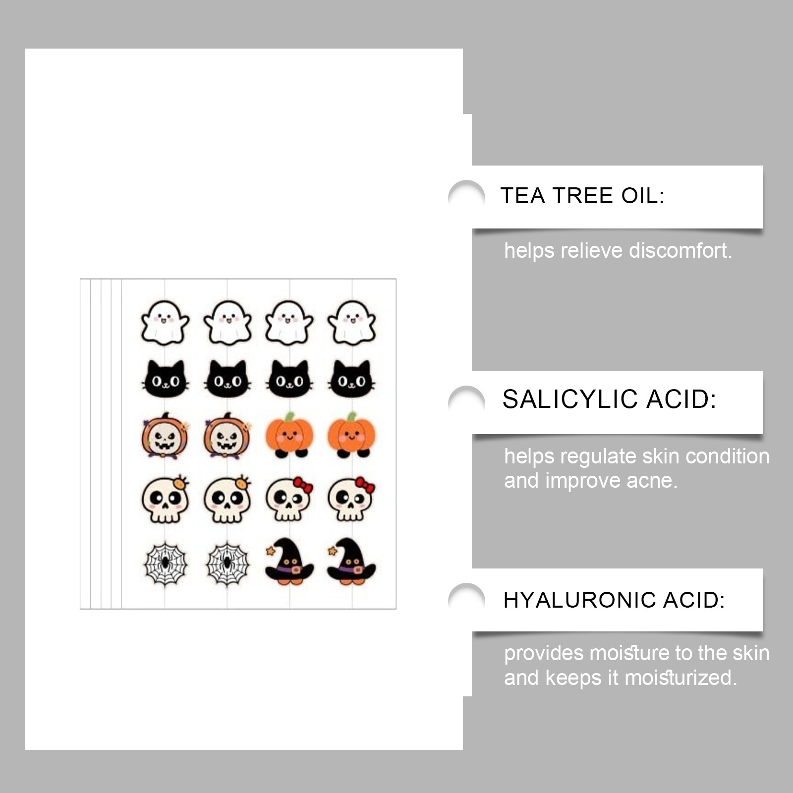 100pcs HITWORKER Halloween Hyd - огляд і ціна Skincare Glowing