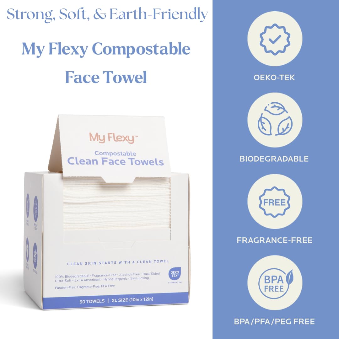 XL Biodegradable Face Towels f - огляд і ціна Xl Skincare
