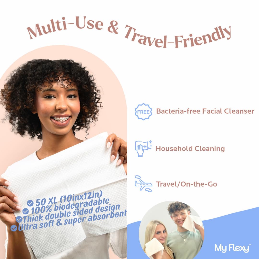 XL Biodegradable Face Towels f - огляд і ціна Xl Skincare